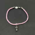 Pink Cross Bracelet