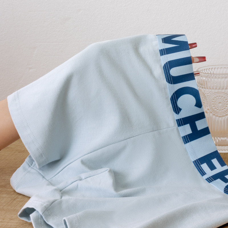 Pantalones de hombre algodón transpirable algodón Cordyceps antibacteriano entrepierna tendencia personalidad letras cintura cabeza de ángulo plano pantalones al por mayor