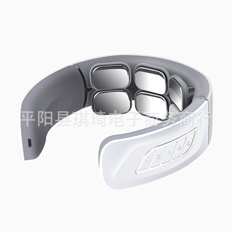 Electromagnetic Neck Massager, Universal, ABS, Neck Protection, Rechargeable & Multi‑head Options