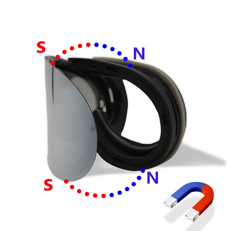 Sylindriske for utendørssport, dobbeltlags antidugg-avtakbare nærsynthetsbriller, skibriller_voghion.com