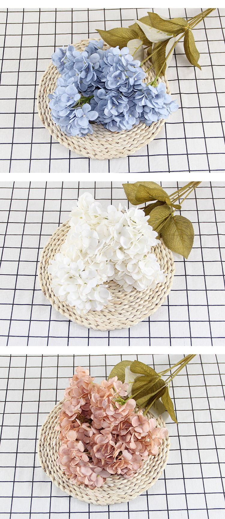 复古6头油画绣球