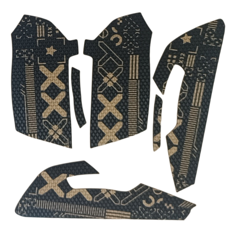 Adecuado para la versión con cable de Thunder Snake Viper 8K versión inalámbrica Ultimate mouse etiqueta antideslizante con estampado de veneno Mini etiqueta antideslizante