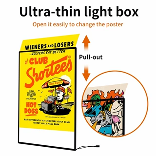 OEM ODM Custom Aluminum LED Advertising Drawing Light Boxes