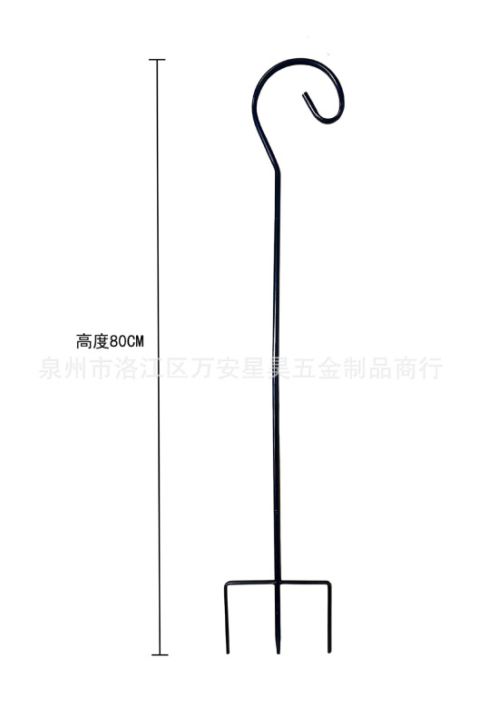 春の売れ筋屋外公園庭庭蜂の花給水器鉄製羊飼いフック吊りロッド地面プラグ防水|undefined
