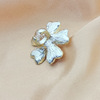 Korean version of the pastoral wind five -petal flower diamond pearl petal buckle luxurious shining full of diamond -linked pentae grass DIY accessories