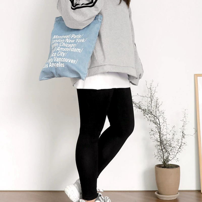 2023 весенне-осенние черные хлопковые леггинсы Женская одежда тонкие осенние брюки осенне-зимние эластичные большие размеры 200 кг 300 кг