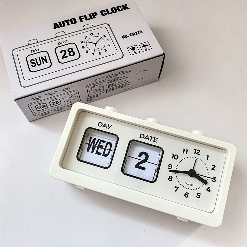 Super ruidoso retro campana despertador dormitorio noche luz mudo reloj regalo creativo estudiante reloj de noche Decoración