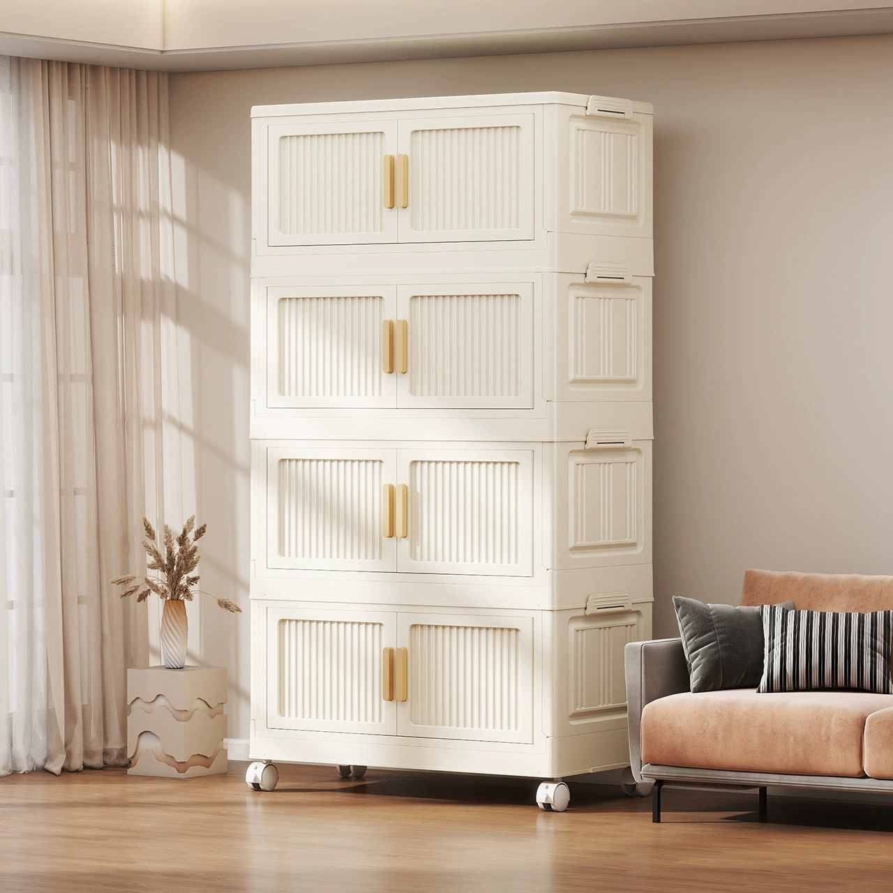 Бытовая без установки складной шкаф для хранения Многослойная кухня Многофункциональный ящик для хранения Гостиная шкафчик для хранения мусора съемный