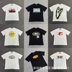 Corteiz Summer New Retro Printed Casual Loose Fit Short-Sleeve T-Shirt for Men and Women - Alcatraz Island Streetwear