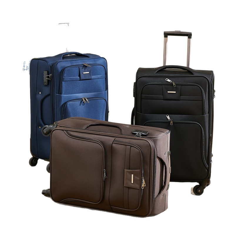 Mayorista personalizado maleta de tela Oxford maleta de viaje de viaje de hombre de negocios maleta de embarque contraseña maleta de tela Oxford