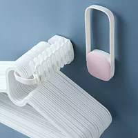 Вешалка для домашнего использования - система хранения, 18.3 × 7.5 × 2.5 см, 0.058 кг, белый/розовый/розово-голубой/белый серый