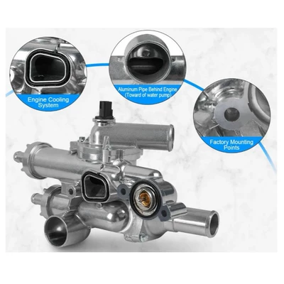 68003582AA cooling system thermostat fits Jeep Compass, 4884873AA 55111016AD (Thermostat)