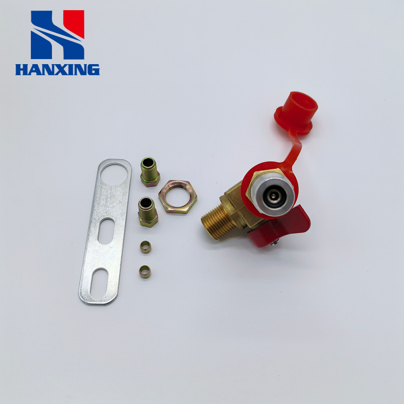 Lpg/Cng Car Oil to Gas Conversion Qft1 One-Way Inflation Valve Gas Valve Switch Gas Car Accessories