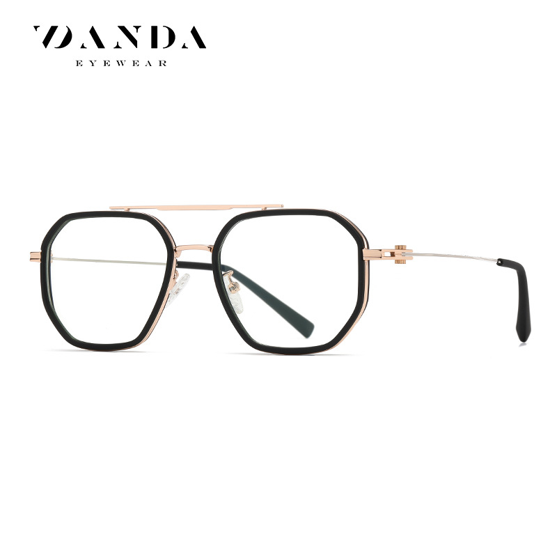 TJ823 moda multilateral gafas lisas de los hombres ultra-ligero TR90 miopía gafas marco puede ser equipado con grados anti-azul gafas de luz