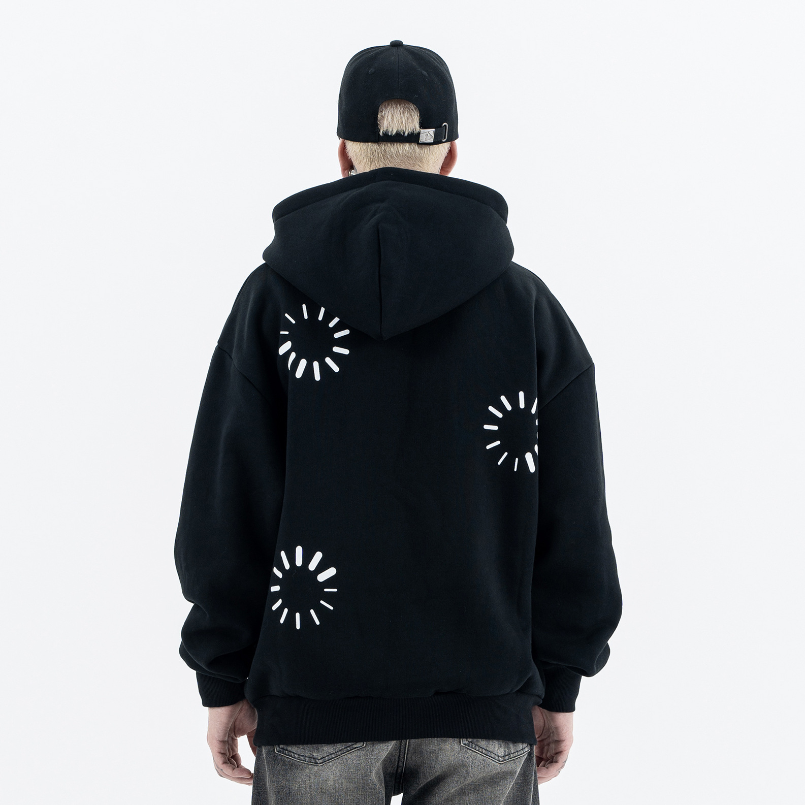 Men's Clothing Autumn And Winter Heavy 480g Loaded Plush Oversize Hooded Sweatshirt_voghion.com