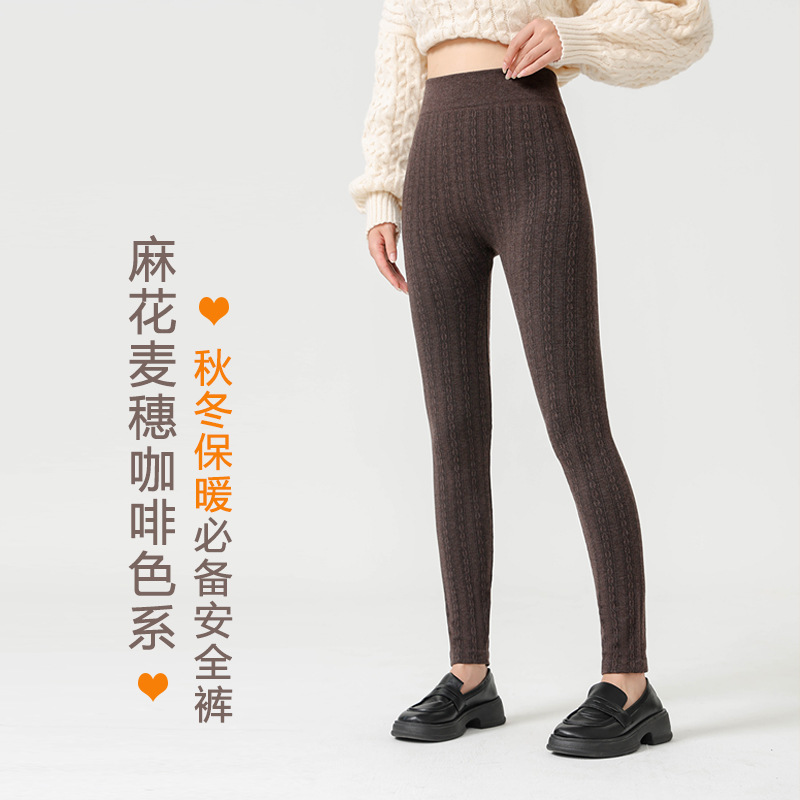 Modal Yoga Pants Black Women's High-Waisted Hip-Lifting Slim-Fit Cropped Leggings Plus Size High-Elasticity