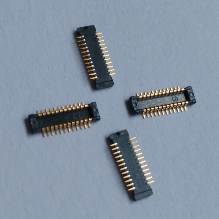 60PIN公座BOX博客思板对板BTB连接器0.4mm间距合高1.0mm端子