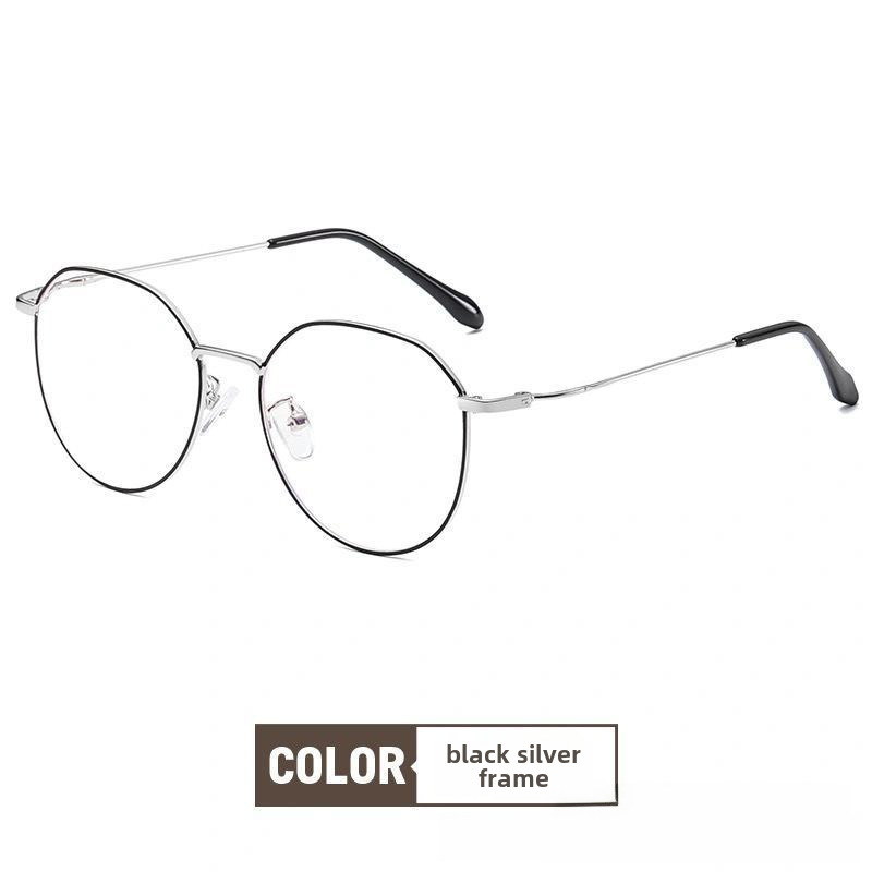 Black silver frame