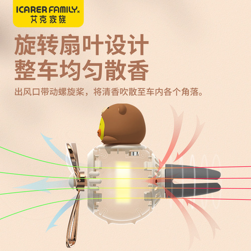 Car accessories air vent car freshener creative gift car perfume car decoration propeller air freshener ornament