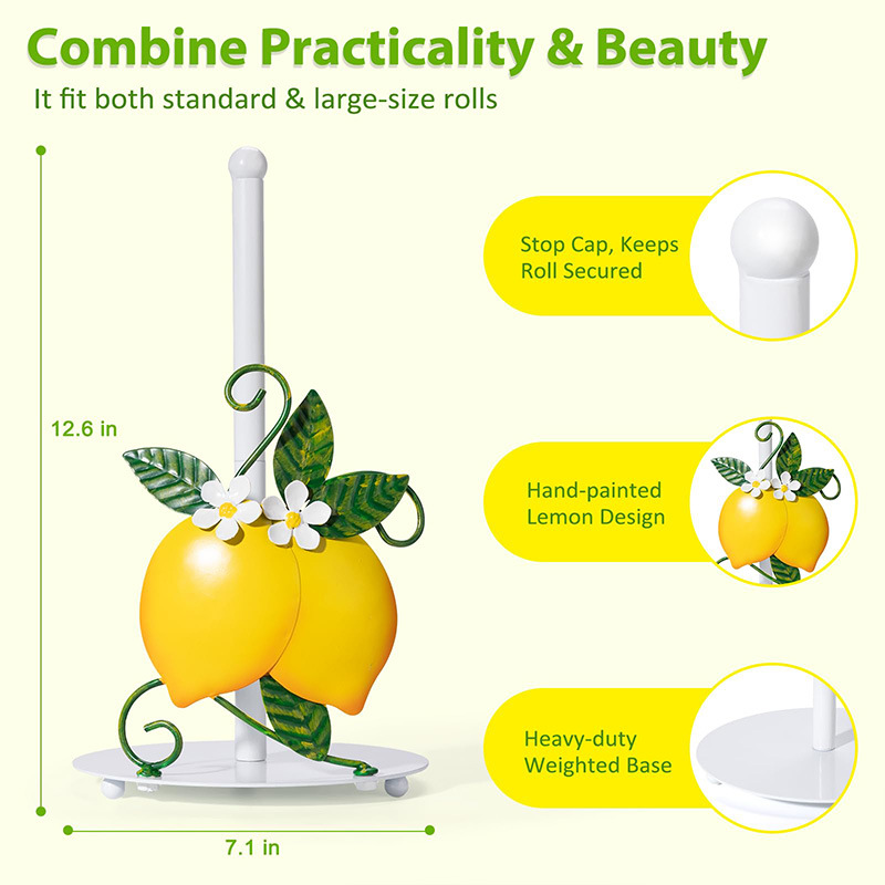 Cross-Border New Product Lemon Tissue Roll Holder Cute Desktop Decoration Z96 Lemon Tissue Roll Holder