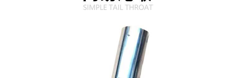 Suitable for Ford Ranger Stainless Steel Muffler Exhaust Pipe Tailpipe Tip Tail Throat Modification