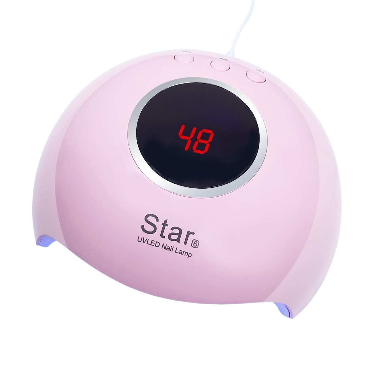 AliExpress Lámpara de uñas Tienda de uñas Gel de esmalte de uñas Lámpara para hornear de uñas indolora Pantalla LCD Lámpara de fototerapia inteligente uv al por mayor