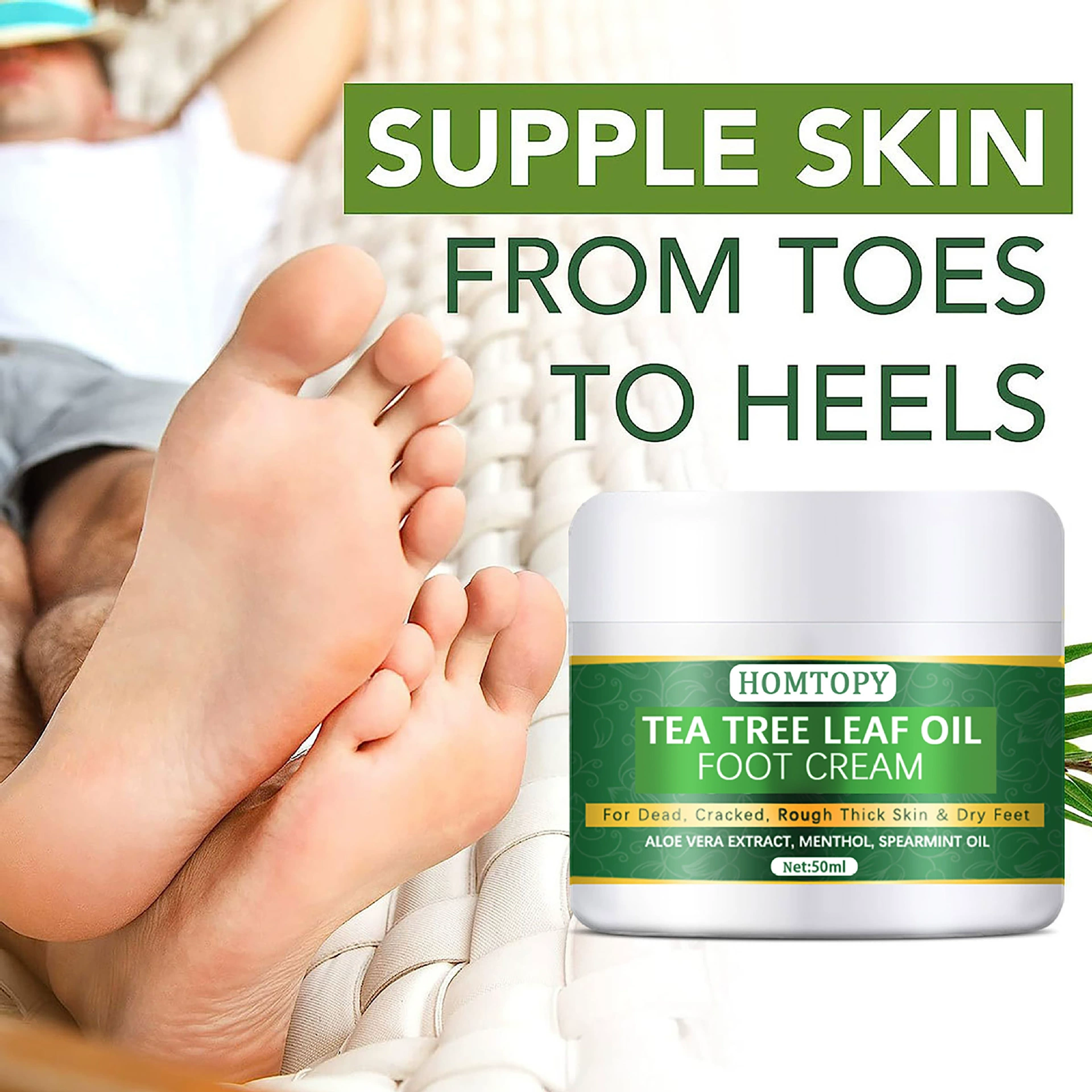 Трансграничное масло чайного дерева крем для ног