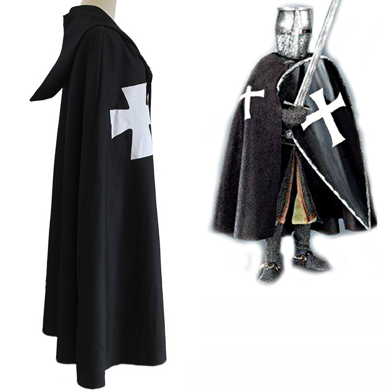 中世紀勇士角色扮演披風聖殿騎士斗篷長袍羅馬帝國cosplay服裝