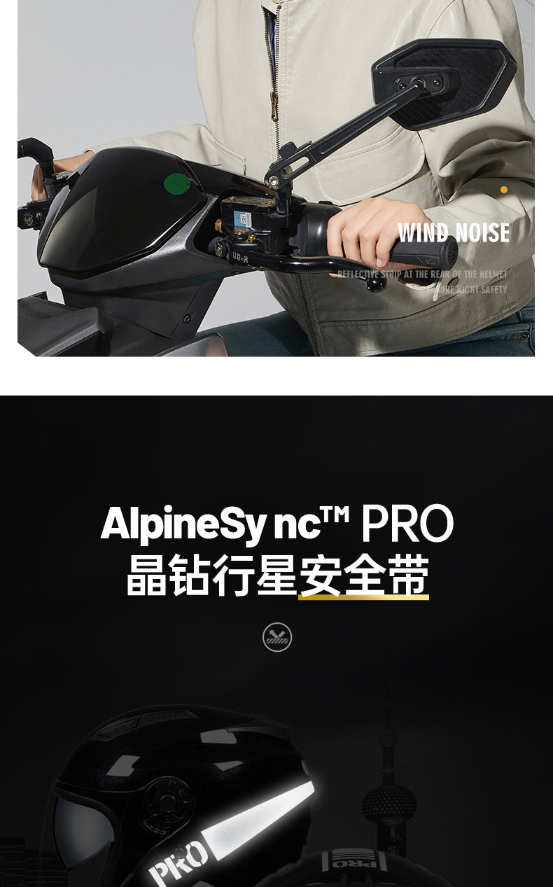 Byb26 New 3C Certified Motorcycle Helmet, Electric Vehicle Helmet, Men's and Women's Helmet, Dual-Mirror, Four-Season Anti-Fog