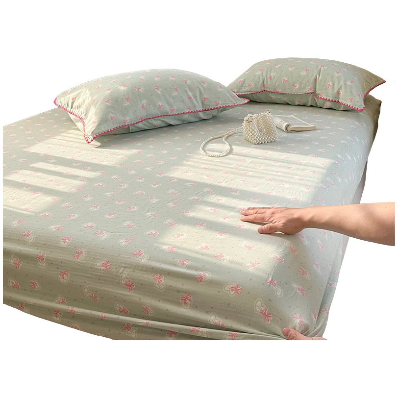 2025 nueva funda de cama de algodón de una sola pieza funda de cama de algodón 2025 nueva funda de protección de colchón funda de cama todo incluido para cama individual