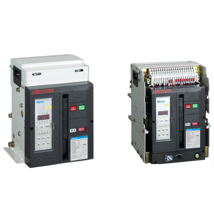 江苏比卓智能型框架万能式断路器BIW2-630-1250A抽屉式固定式3P4P