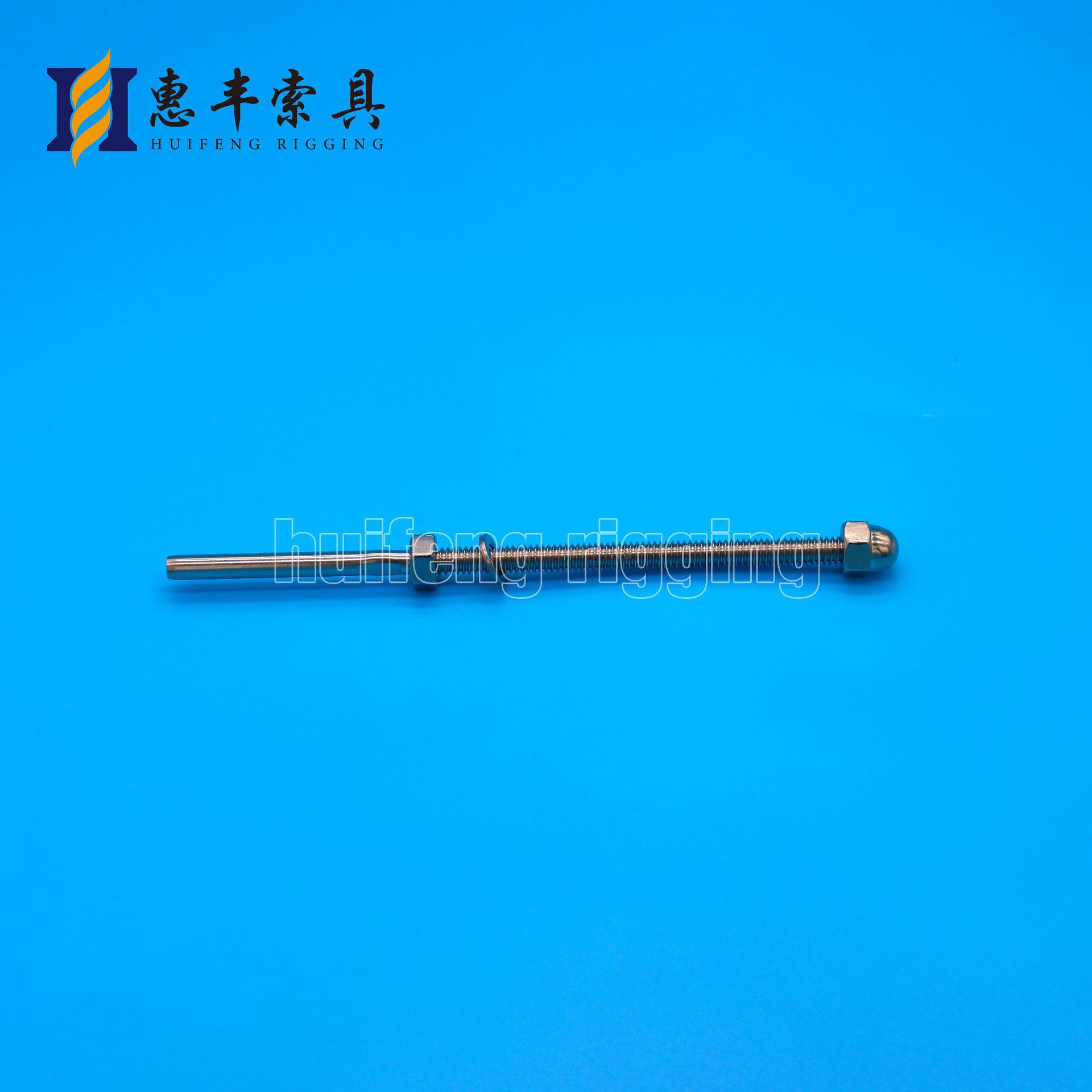 不锈钢内六角波波头  直杆接线器 钢丝绳接线器 楼梯护栏配件