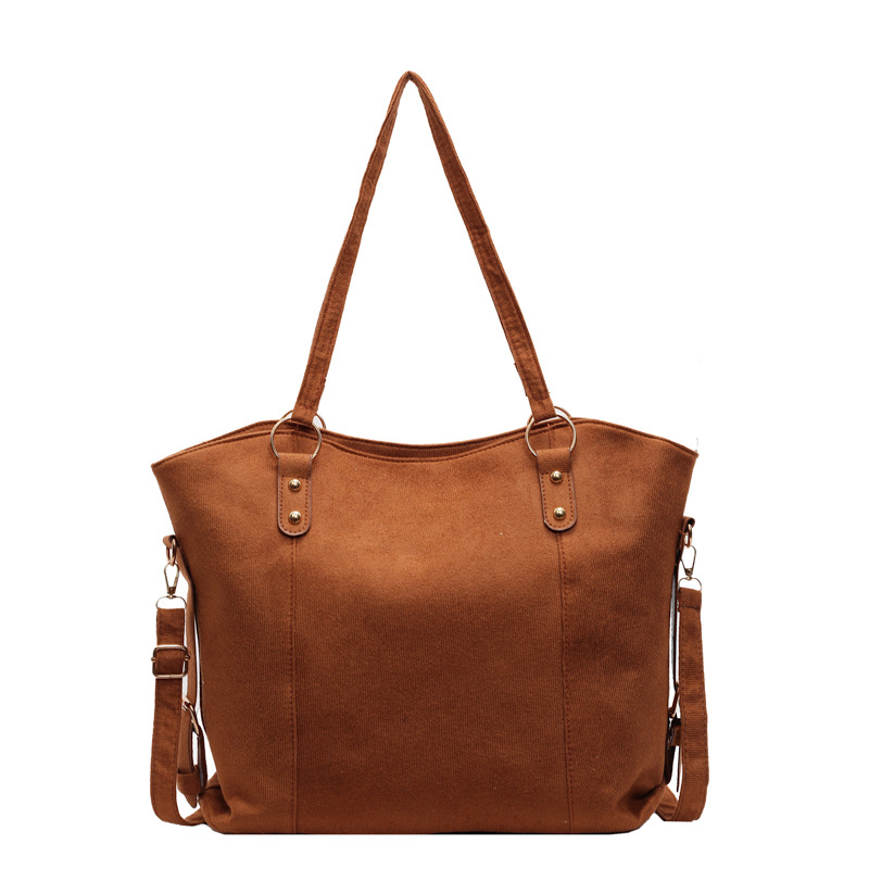 Bolso de gran capacidad de textura de comercio exterior para mujeres 2024 nueva moda retro viaje al trabajo bolsa de hombro mochila