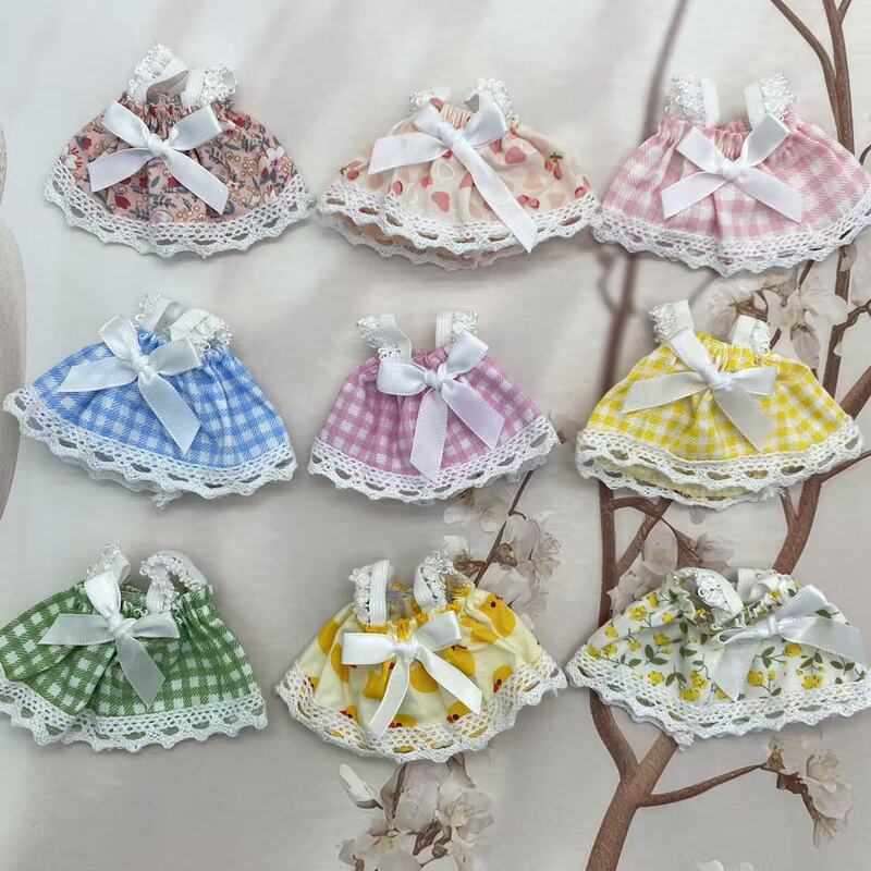 Wholesale Natasha 14cm Doll Clothes and Skirts, Plush Dogs, Little Sheep, Twisty Sticks, Cotton Dolls, Toy Pendants