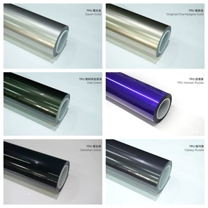 Cast-Grade Colored Tpu Color-Changing Film, Metallic Paint, Full Range of Original Factory Colors, Self-Healing from Scratches, Color Ppf