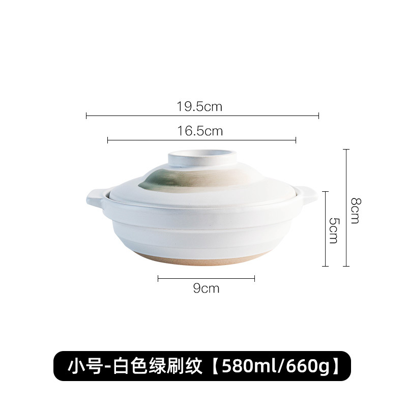 Olla de barro para uso doméstico, apta para estufas de gas, olla especial para hacer sopa, olla de barro, olla pequeña para cocinar arroz, olla de barro LOGO. image 19