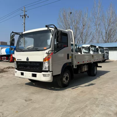 Export Howo 10-Ton Small Light Truck, Refurbished Light-Duty Garbage Dump Truck, 4X2 Light-Duty Rear-Dump Truck