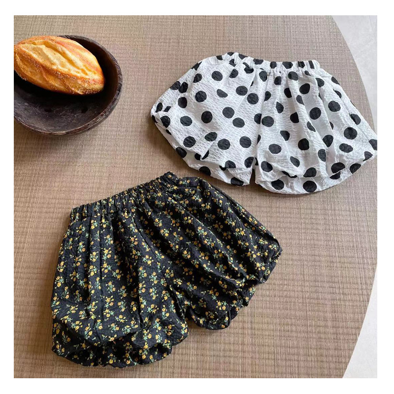 2021夏款新款童装 女宝宝2色花苞裙裤 灯笼小短裤|ms