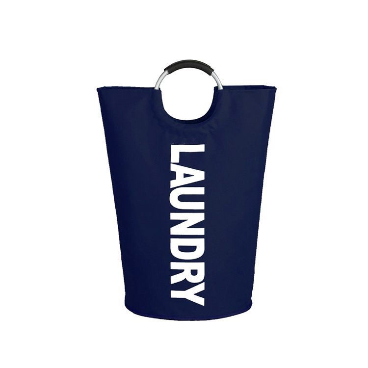 Canasta de almacenamiento plegable transfronteriza hogar Baño canasta de lavandería bolsa de almacenamiento de ropa canasta de lavandería montada en la pared