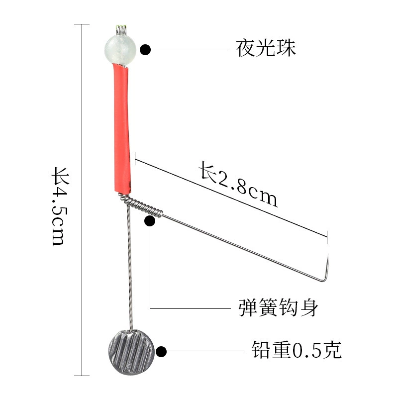 Dream Fishing Tour Shrimp hook, seven-star floating line, finished shrimp fishing line, green shrimp, crayfish, Roche shrimp special artifact wholesale
