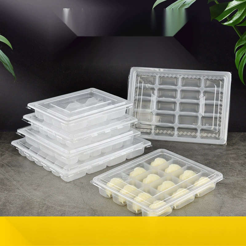 Одноразовая коробка для пельменей коробка для завтрака прозрачная быстрозамороженная коробка для вареников