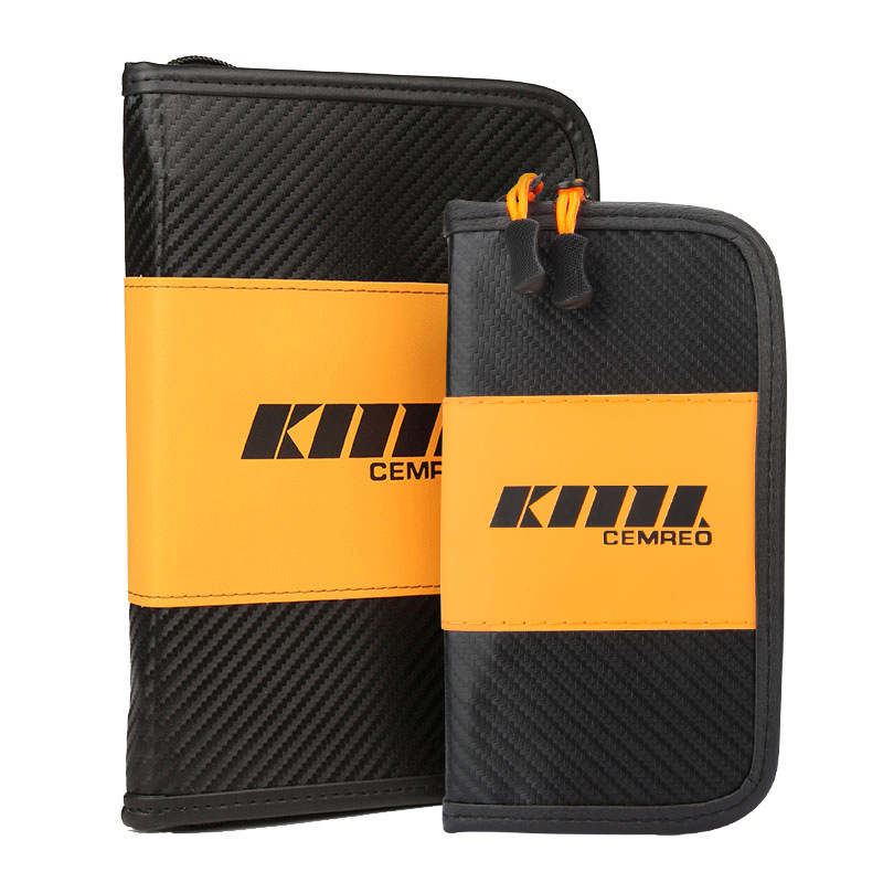 Comailei Road Yama boca bolsa de lentejuelas bolsa de equipo de pesca caja de almacenamiento cabeza de plomo gancho equipo de pesca bolsa Luya accesorios de pesca portátil