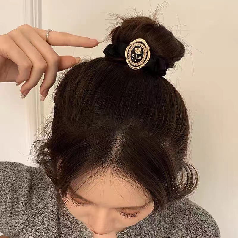 1 Piece Quantity Daily Occasion Women'S Rose Flower Hair Tie