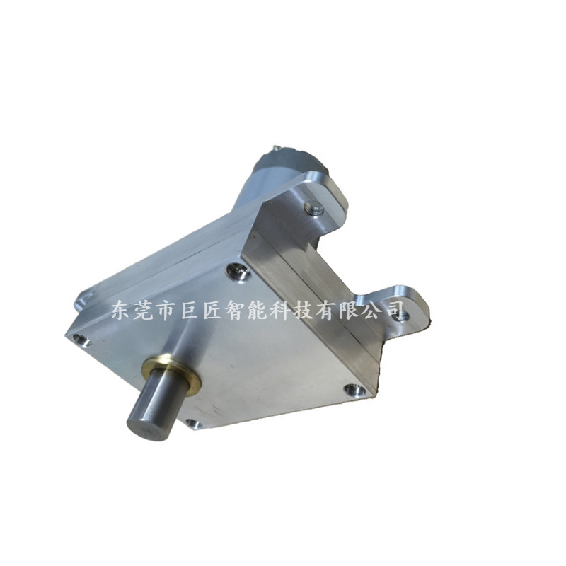 方形低转速大扭矩减速电机 双出轴低压大扭矩减速马达