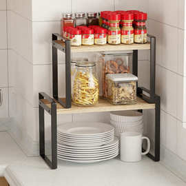 桌面书架置物架多层简易办公室桌上收纳架现代简约学生铁艺书架