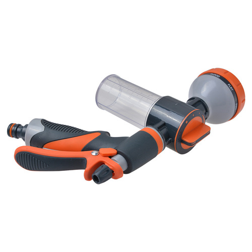 Household Multi-functional Spray Gun Garden Flower Watering Spray High Pressure Car Washing Water Gun 8 Function Foam Water Gun Wholesale