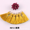 Earrings with tassels, accessory, 2cm, polyester, wholesale