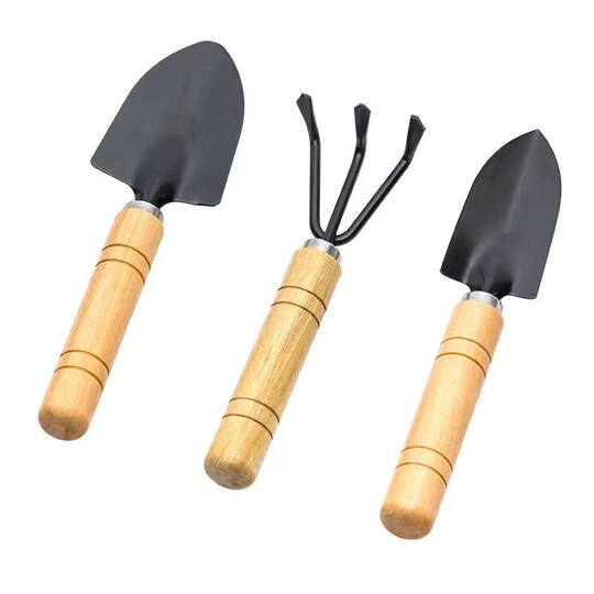 Gardening tools big three-piece garden shovel digging soil planting flowers and vegetables tools suit indoor balcony home planting
