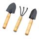 Gardening tools big three-piece garden shovel digging soil planting flowers and vegetables tools suit indoor balcony home planting