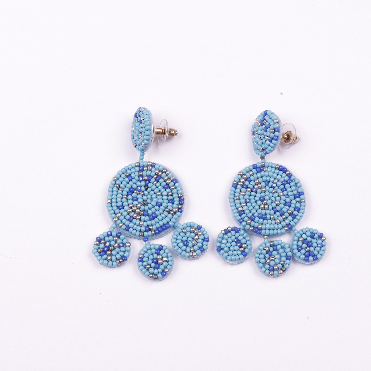 D 쌀 구슬 귀걸이